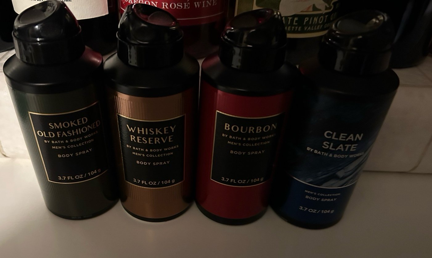 Bath and Body Works Men’s Body Sparys