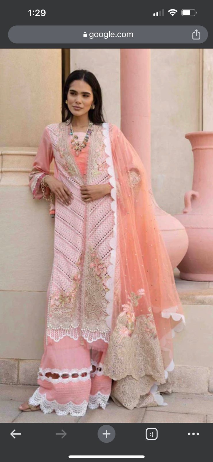 New 3 piece Laxauary Lawn Sobia nazir pakistani dress xl