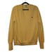 Vintage LACOSTE sweater 70s yellow IZOD Lacoste Alligator V neck Sweater