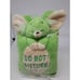 Neopets FAELLIE Plush Door Hanger Come In Do Not Disturb Green White Vtg