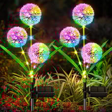 2 Pack Upgraded Decorative Solar Lights Garden Decor