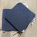 Sunbrella 2-Pack Navy Blue Indoor Outdoor Chair Pad Cushion 20x20x2.5 Ties Patio