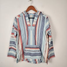 Faherty Baja Hoodie Sierra Paradise Organic Cotton Pullover Women's Size Small