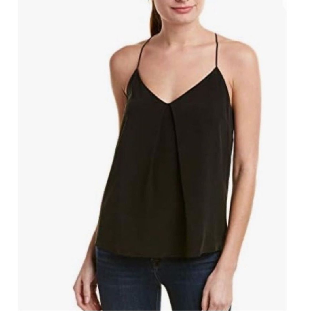 Joie Nahlah B Cami in Vintage Caviar Black Size Medium NWT