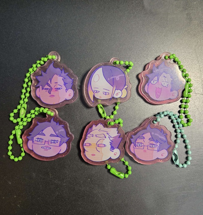 Haikyuu! Mookie000 Keychain Bundle