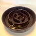 Le TAUCI ceramic slow eating dog food bowl 3 cup purple