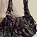 B.Makosky multi color and Genuine leather Satchel bag in good condition