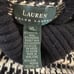 Lauren Ralph Lauren wool blend houndstooth turtleneck sweater