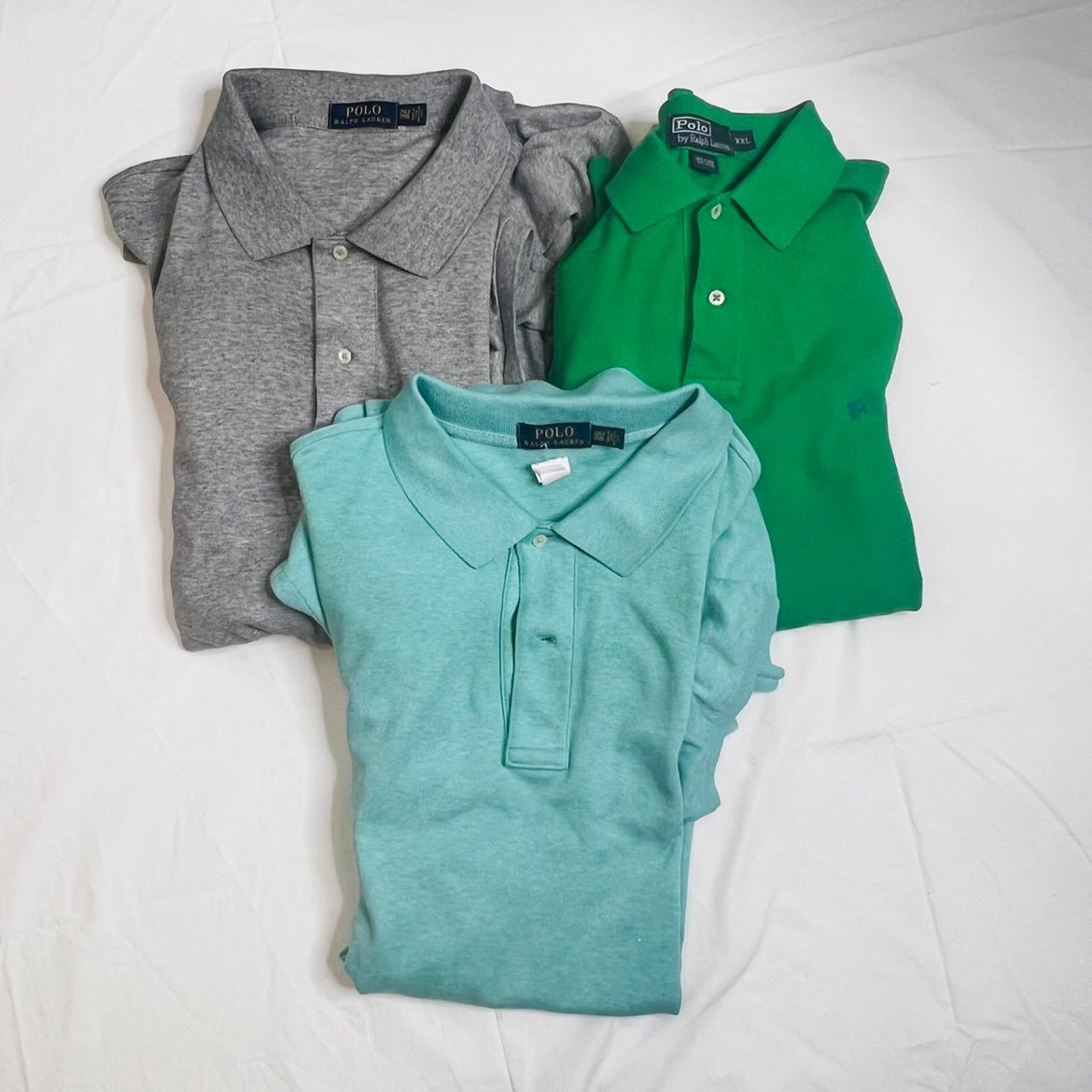 Lot Of 3 Polo Ralph Lauren Men's Adult Size XXL Polo Classic A120322