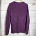New with Tags John + Jenn Purple Rhapsody Knit V-Neck HiLow Sweater Size Small
