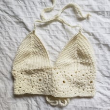 Crochet halter top