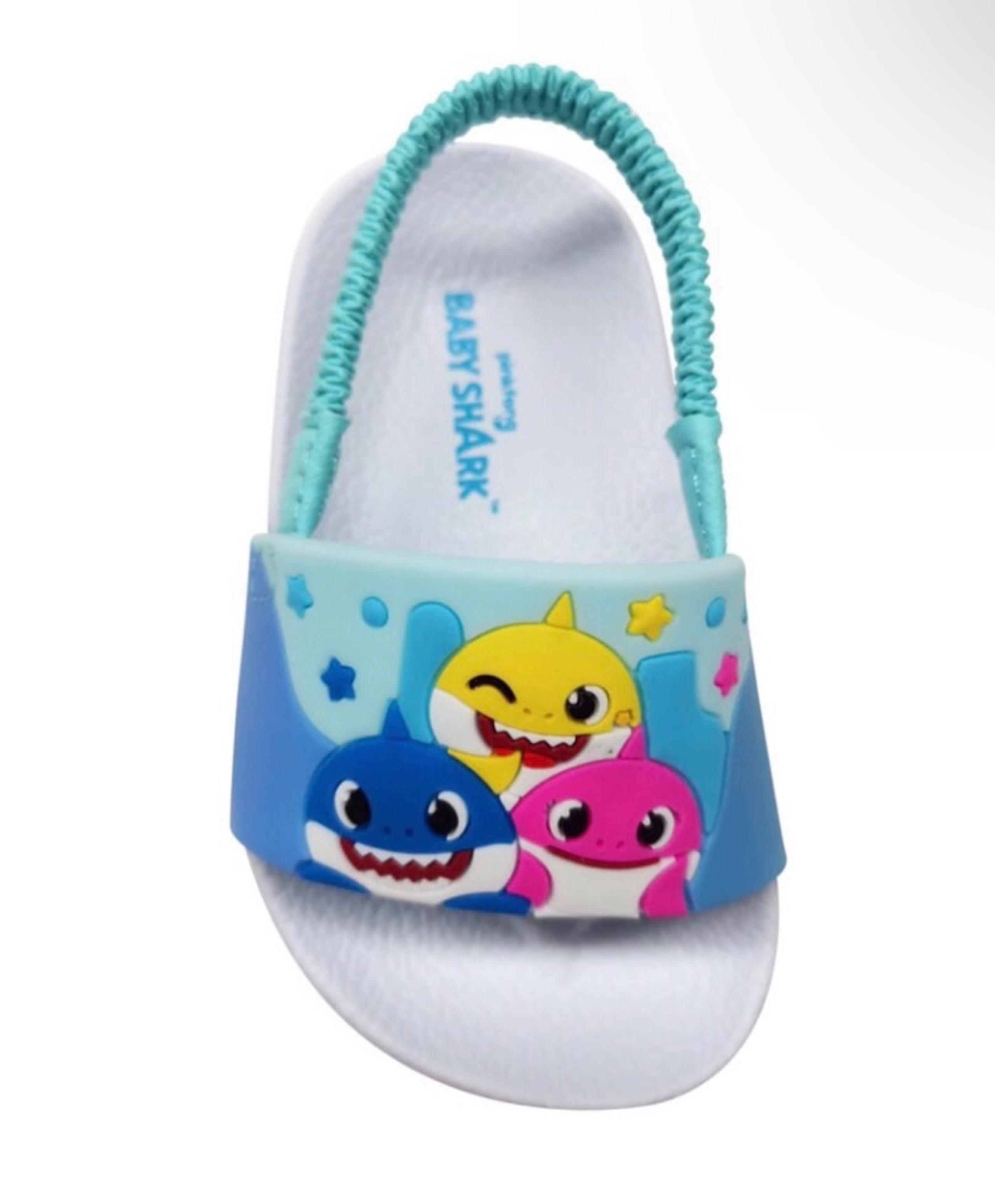 Baby Shark Baby Boy Slide Sandals Size 4.