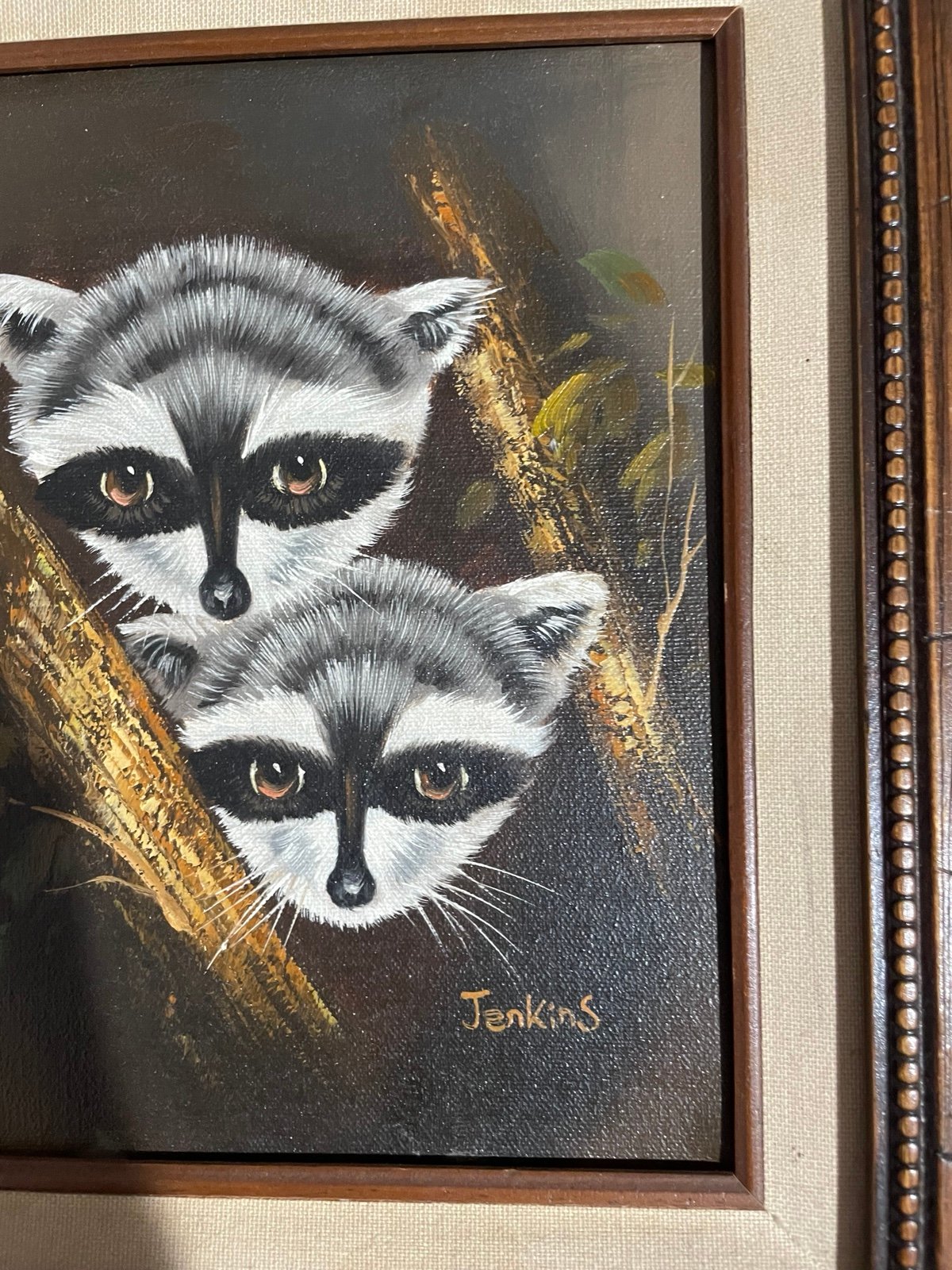 Raccoon Jenkins painting
