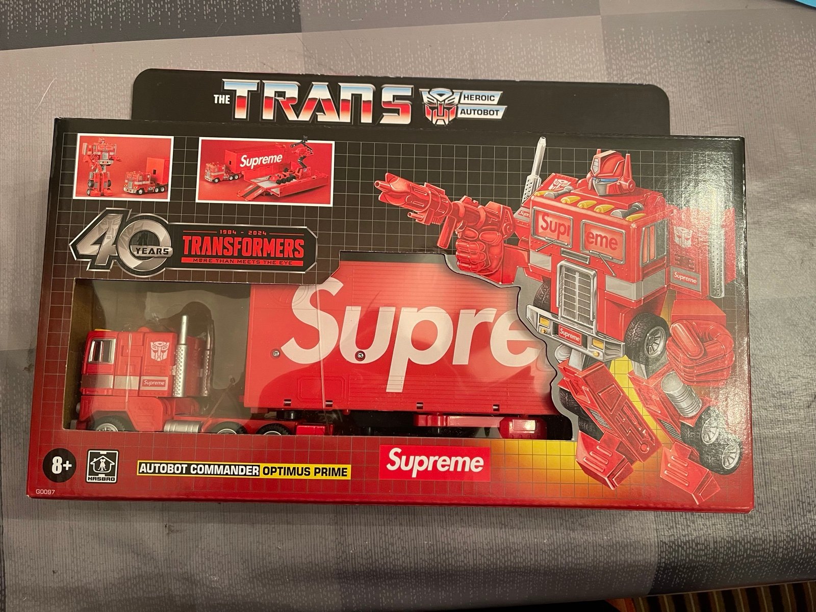 Supreme®/Transformers G1 Optimus Prime Figure