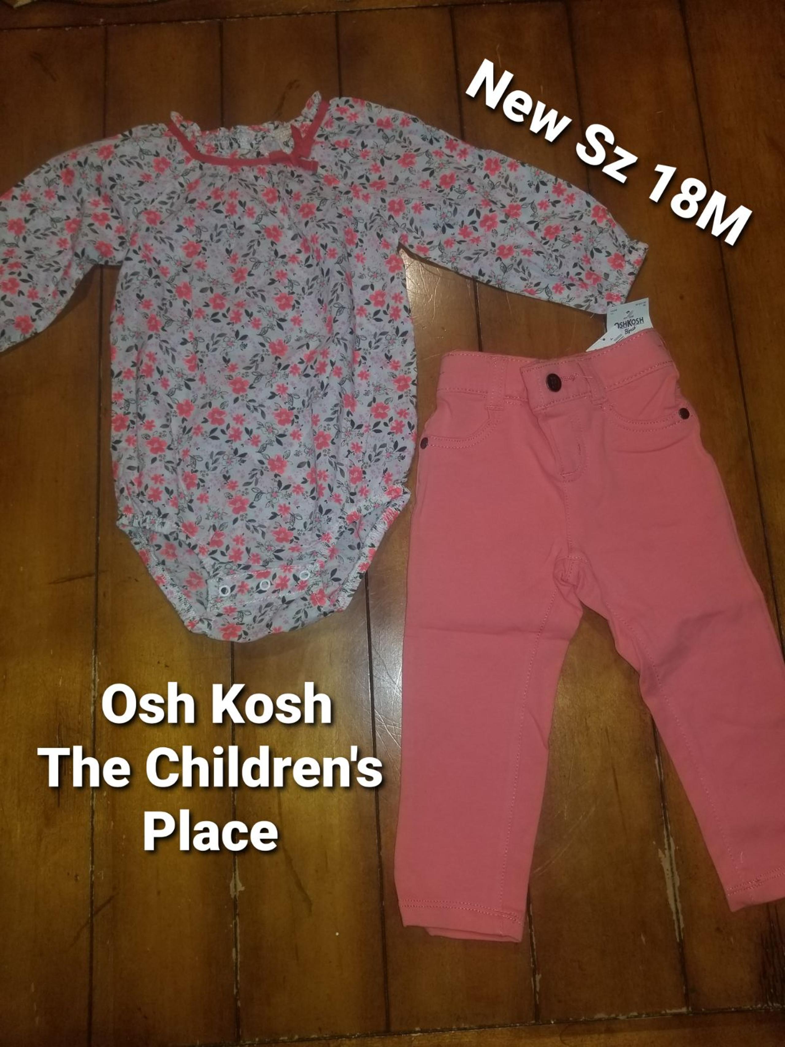 New size 18M baby girls outfit Osh kosh