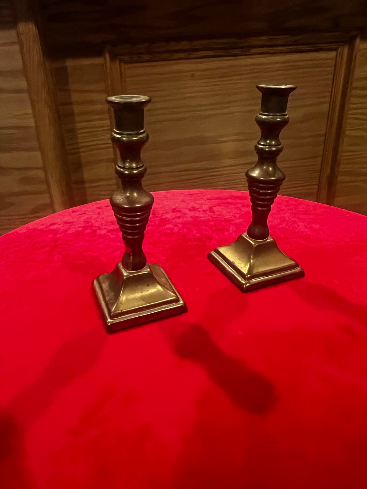 brass candlesticks antique
