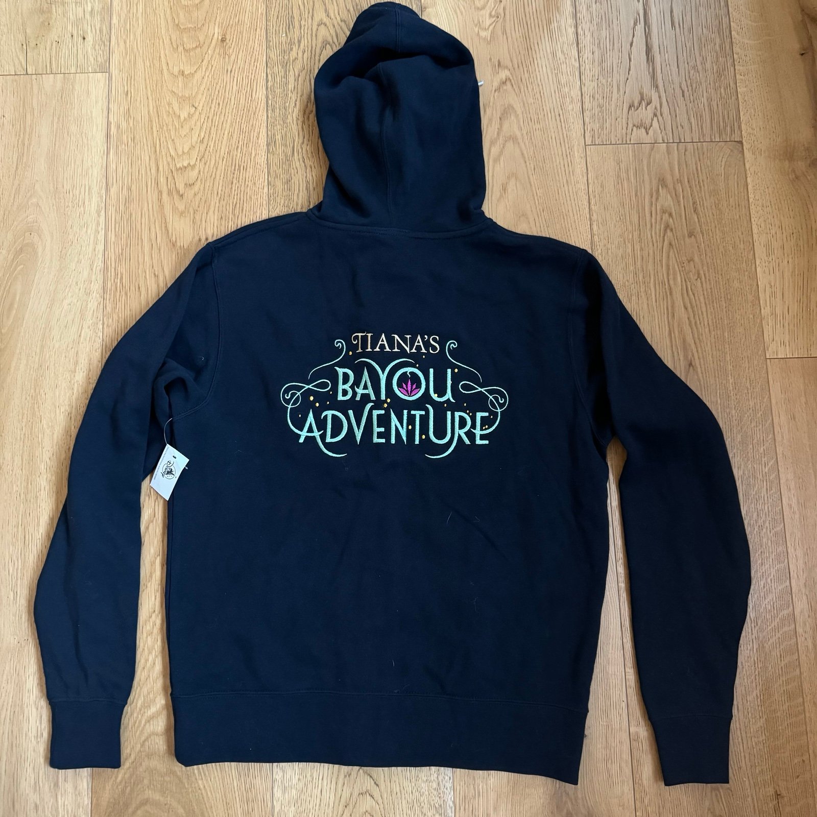 WALT DISNEY IMAGINEERING EXCLUSIVE TIANA'S BAYOU ADVENTURE BLACK Zip Hoodie XS