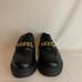 Anthropologie Lug Sole Black Platform Loafers sz 6