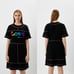 Love Moschino Knit Dress Black Rainbow Graphic SIZE US 4