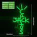 Neon Light For Room Wall, Home Décor, NEW CACTUS JACK Theme GREEN Color. Tested