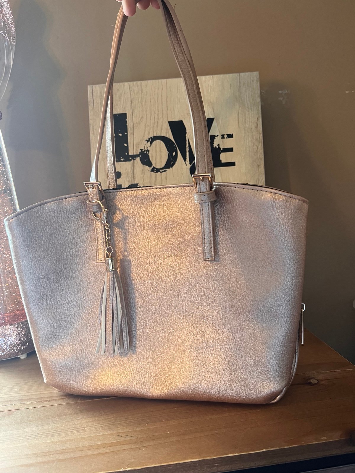 Rose Gold Bible Purse