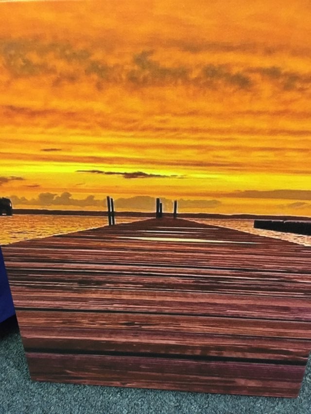 Beautiful sunset in Chincoteague