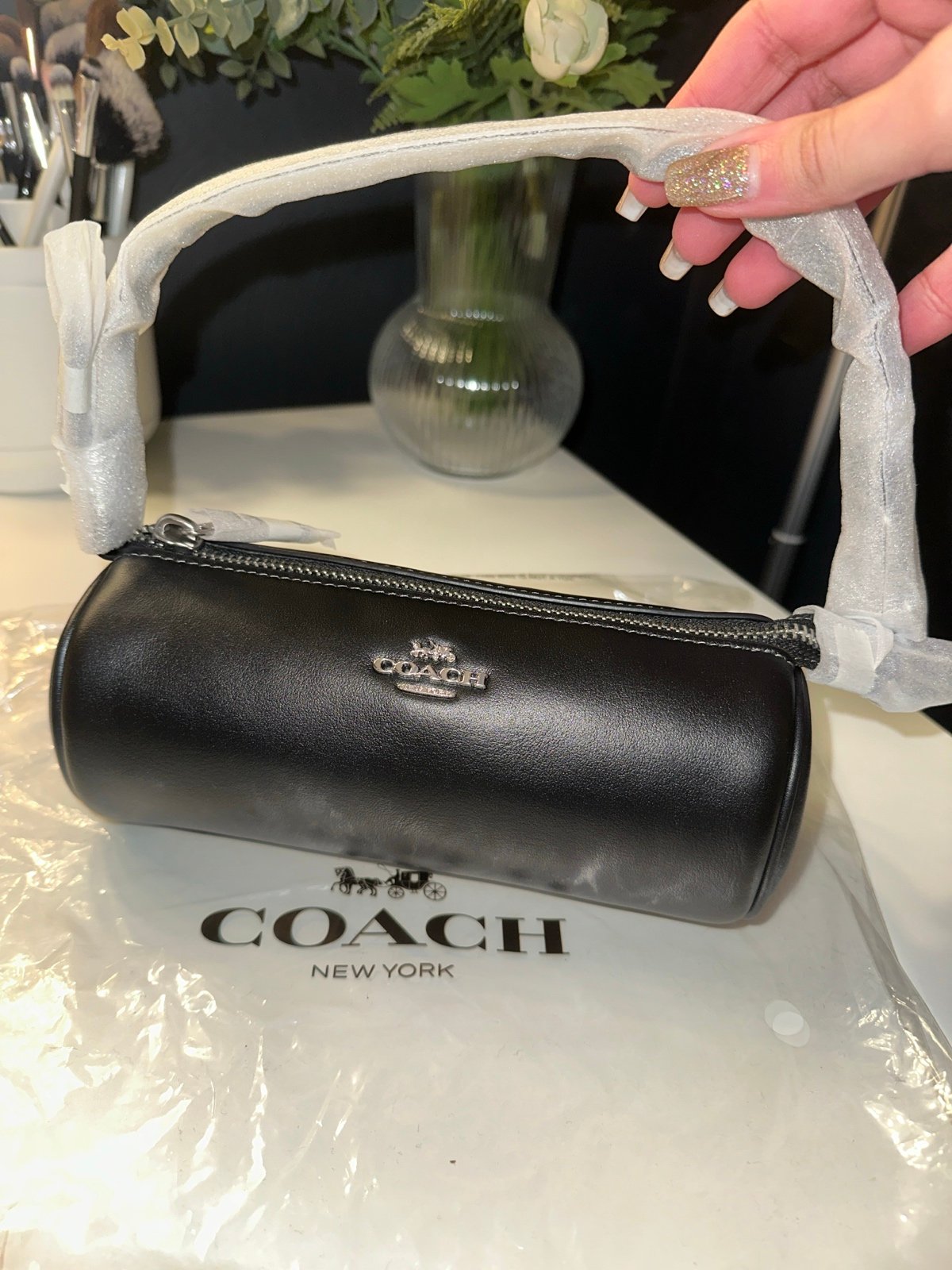 Coach Nolita Barrel Bag Silver Hardware BNWT