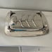 Vintage Pairpount Sheffield Meat Serving Tray footed 16” L x 12” W x 1 1/2”H