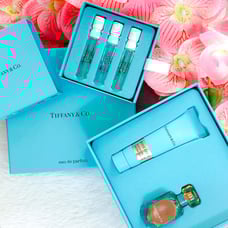 Tiffany & Co. Rose Gold Perfume and Hand Cream Mini Set with Spray Trio