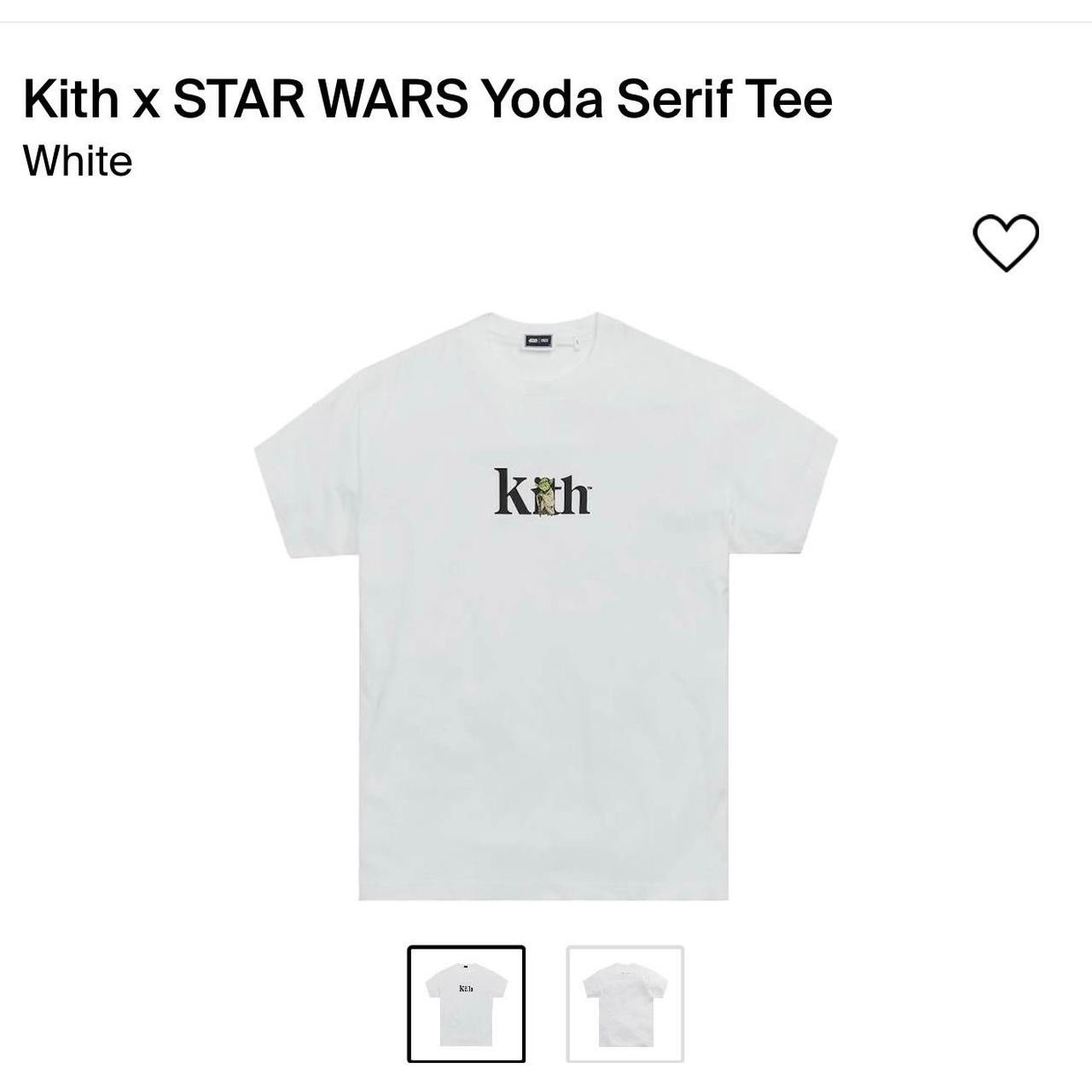 ★最新作★STAR WARS X Kith Yoda Serif Tee KITH X STAR WARS Yoda Serif Tee Size L