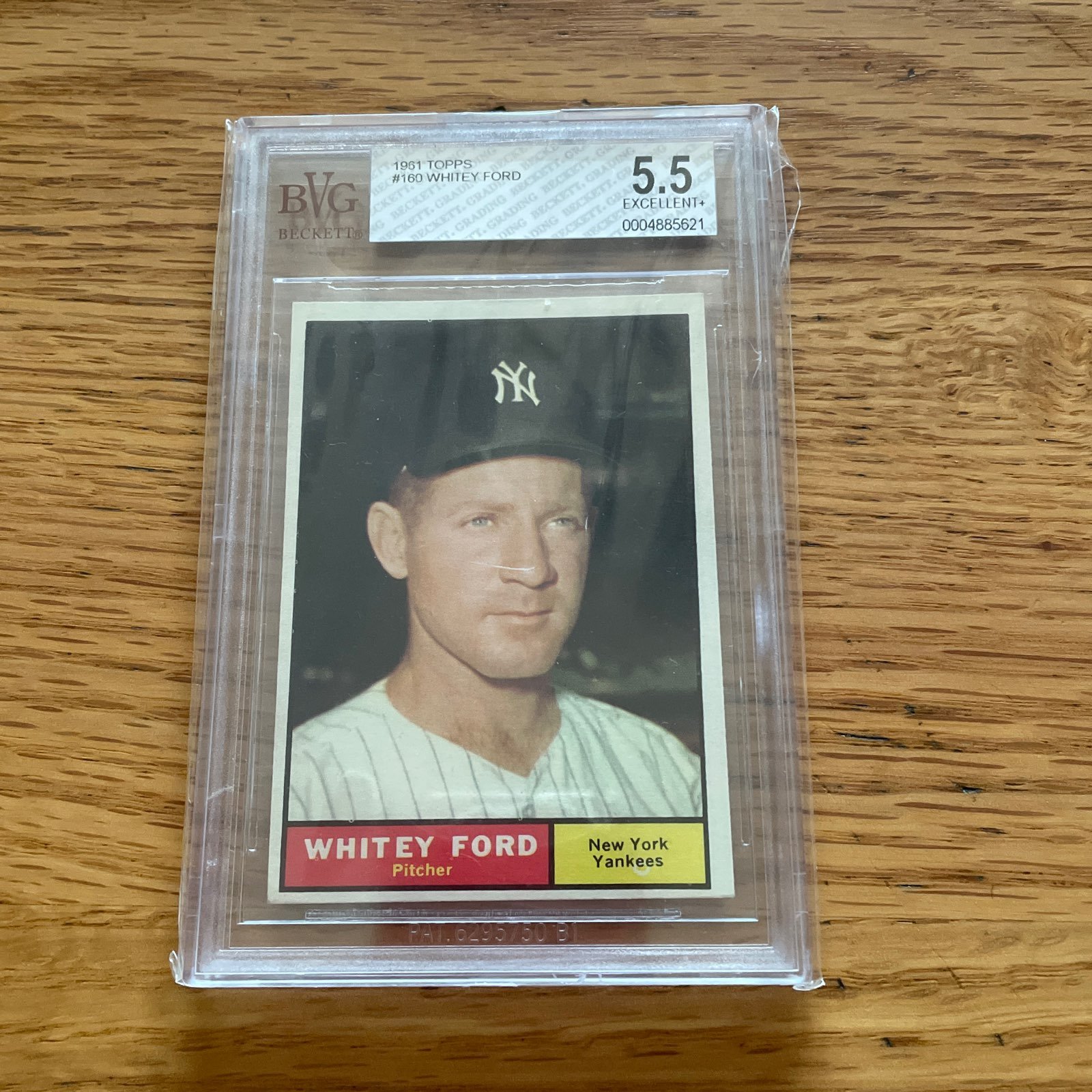 1961 Topps Whitey Ford Graded Card