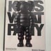Kaws What Party Phaidon Brooklyn Museum Black Hard Cover Book Black Edition Rare