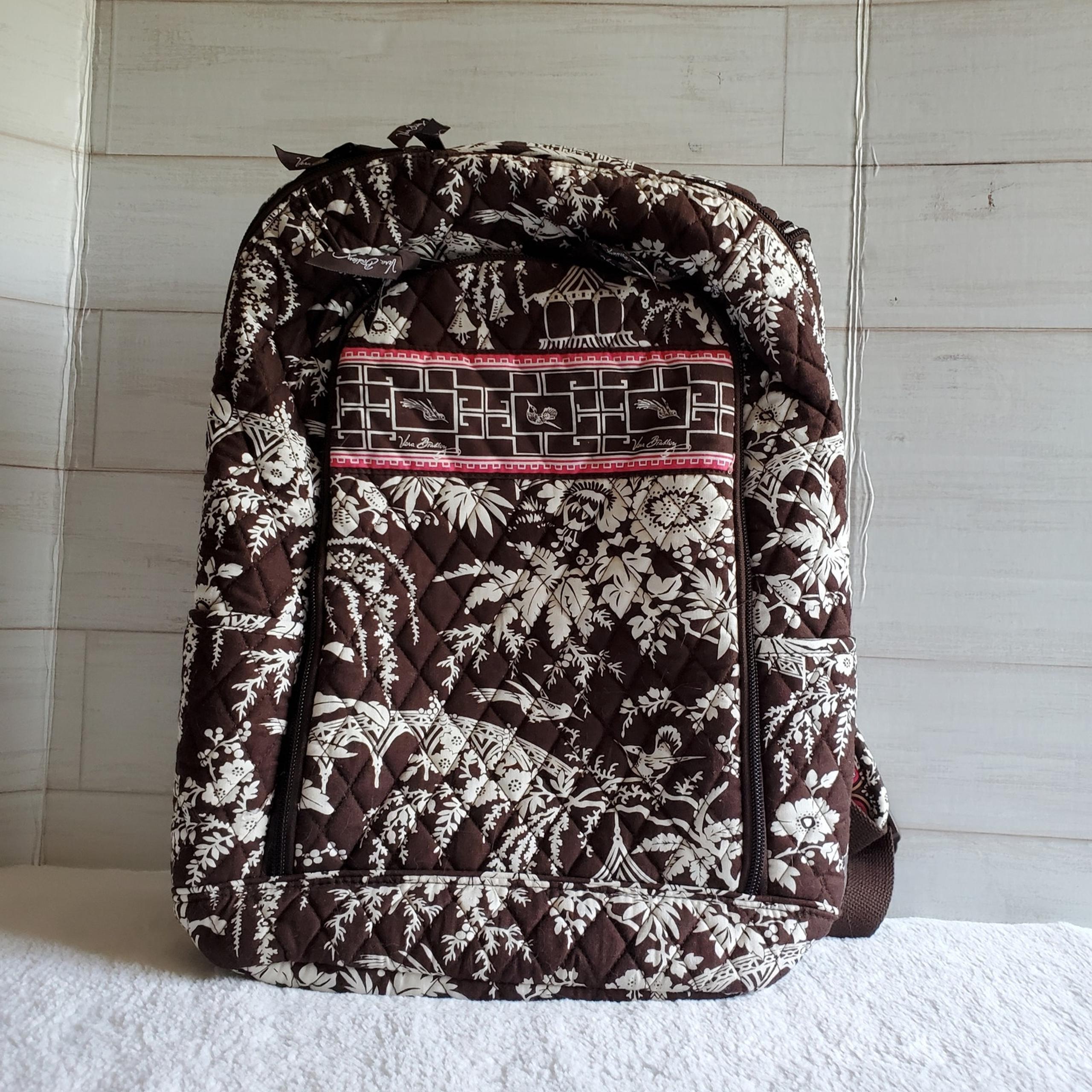 Vera Bradley Backpack in Imperial Toile Retired Pattern