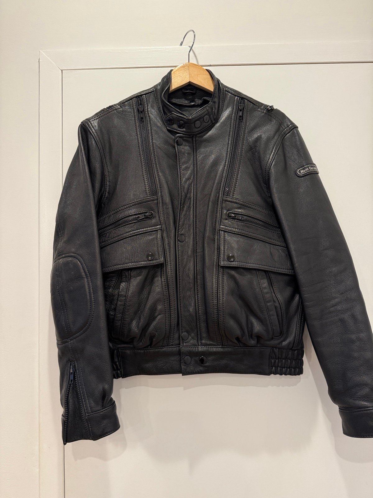 Hein Gericke moto vintage leather jacket thursday polo kors quince wilsons james