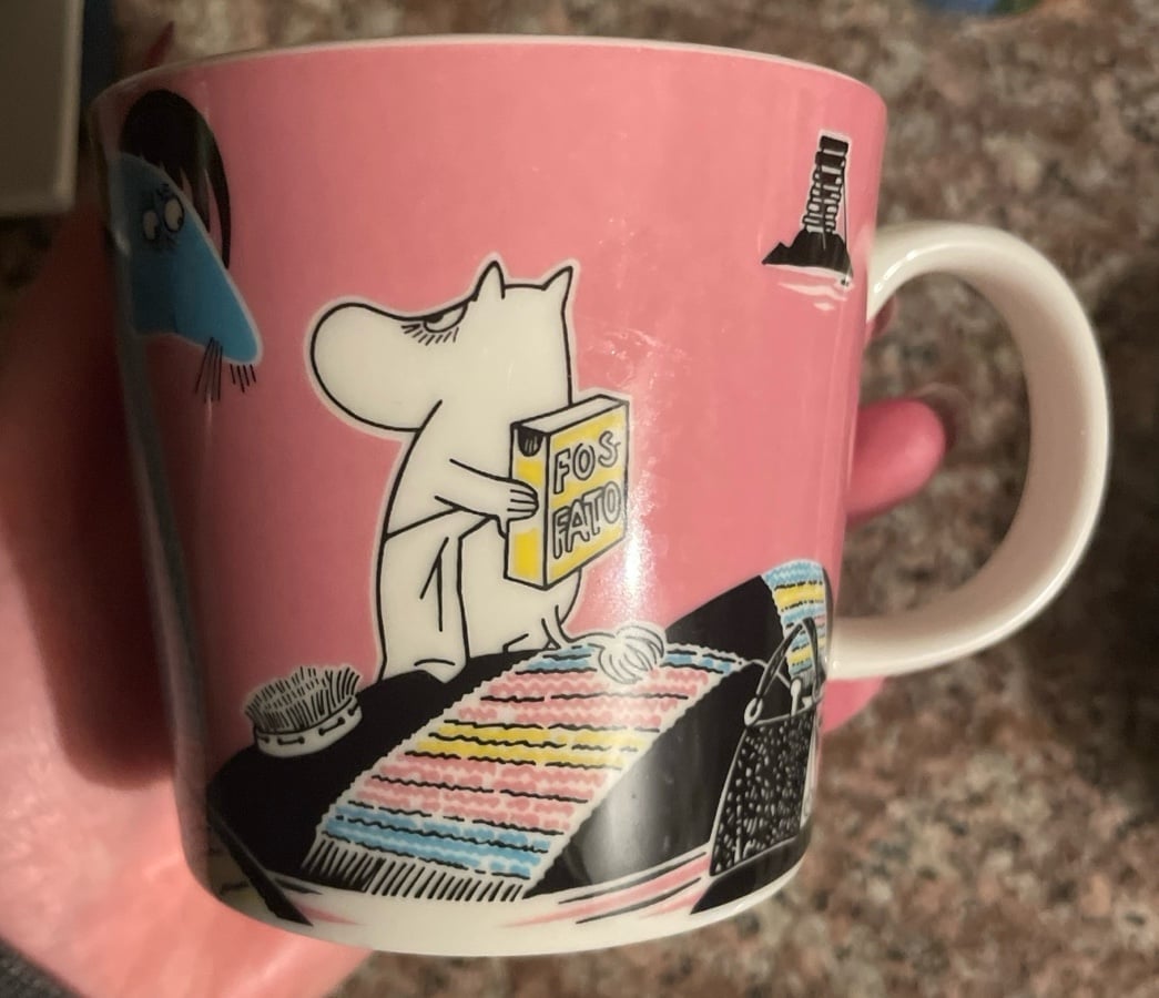 Moomin pink mug