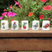 Vintage 1970’s Mini Porcelain Candle Holders Set of 5 West Germany