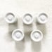 Vintage 1970’s Mini Porcelain Candle Holders Set of 5 West Germany