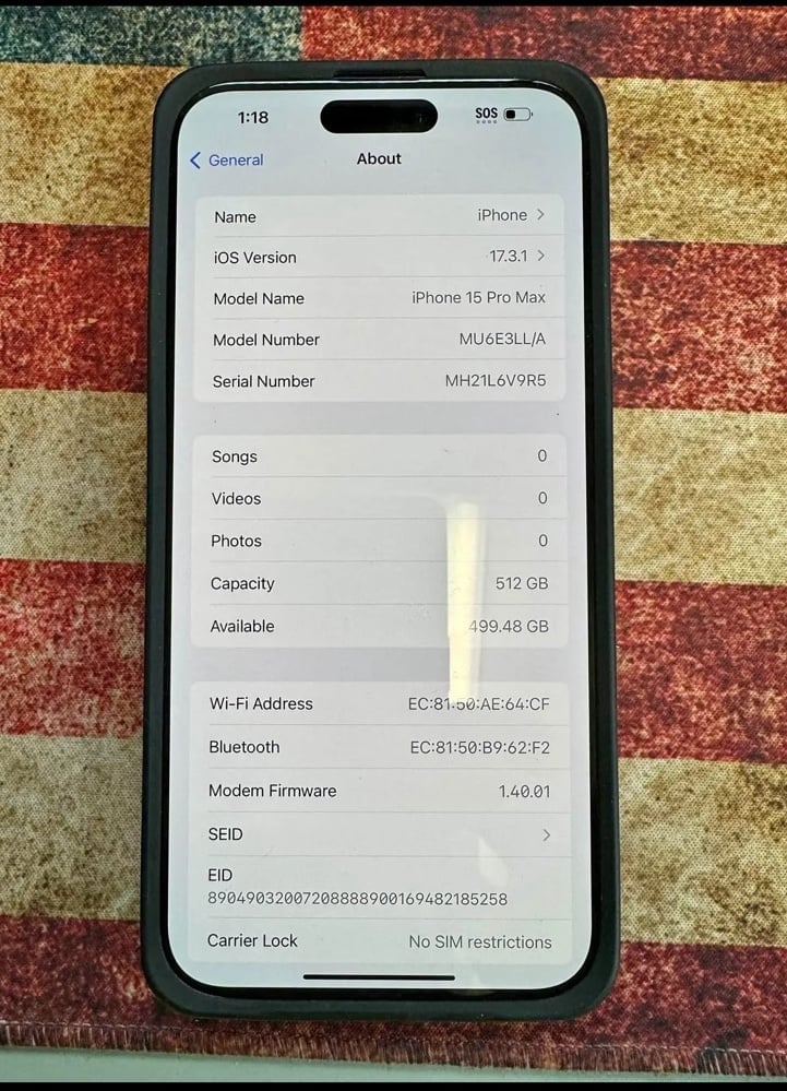 Apple iphone 15 pro max
