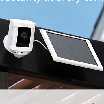 Ring Spotlight Cam Plus, Solar | Two-Way Talk, Color Night Vision
