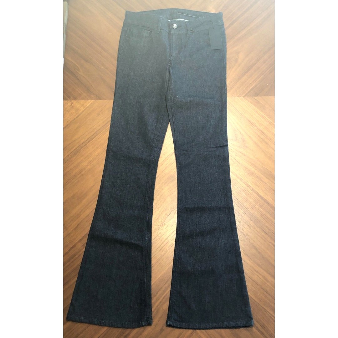 NWT Black Orchid Dark Wash MId Rise Flare Jeans Size 28X33