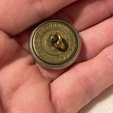 J R Gaunt And Sons Ltd London England Silver Uniform Buttons 6 Count Vintage