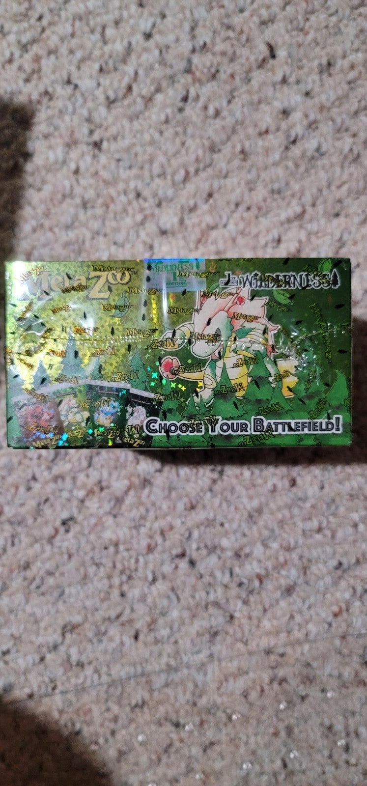 MetaZoo Wilderness 1st Edition Sealed Booster Box Gold Sticker