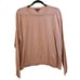Eileen Fisher Pink Featherweight Crew Neck Long Sleeve Pullover Sweater Size L