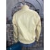 windbreaker bomber jacket vintage 1970s houston elevator tan brown