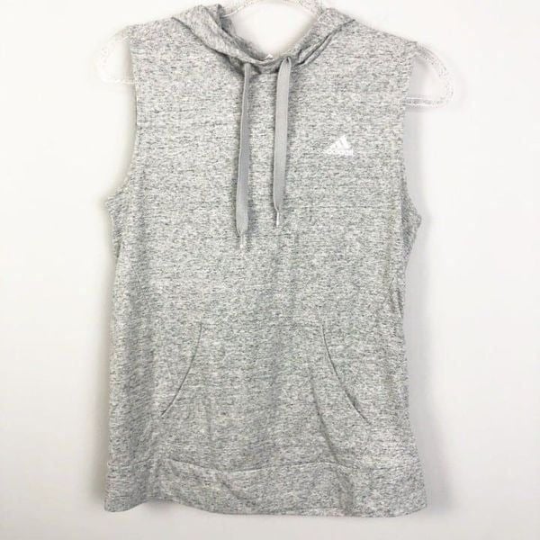 Adidas Gray Hooded Tank