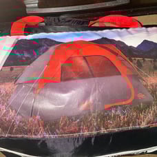 Coleman Flatwoods II 6-Person Tent , Gray/Red