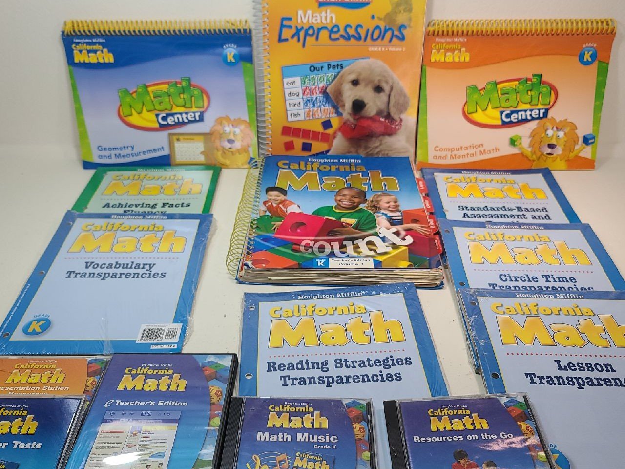 Hough Mifflin California Math Books K