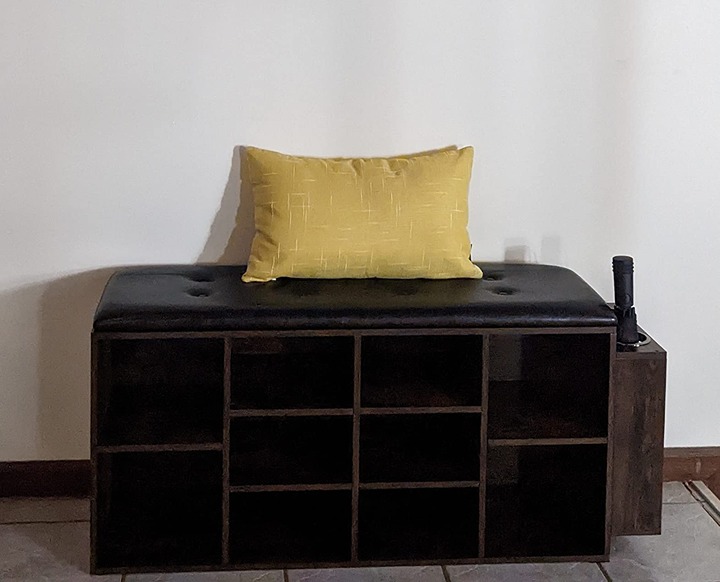 NEW 10 Cubbies Storage Entryway Bench with with Adjustable Shelves