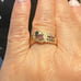 Genuine Natural Sapphire/Ruby Ring K18 Solid Gold
