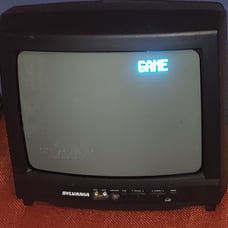 Vintage Sylvania Retro Gaming CRT 14 TV》 No remote